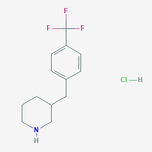 3-[4-(Trifluoromethyl)benzyl]piperidine hydrochloride