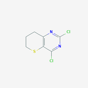 2,4-Dichloro-7,8-dihydro-6H-thiopyrano[3,2-D]pyrimidine