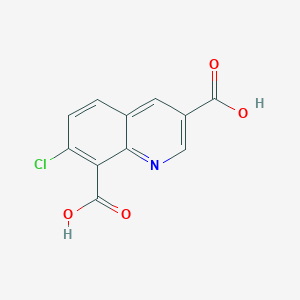 7-Chloroquinoline-3,8-dicarboxylic acid