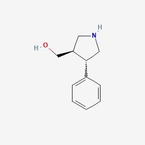 ((3R,4S)-4-Phenylpyrrolidin-3-YL)methanol