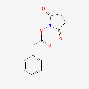molecular formula C12H11NO4 B1356513 (2,5-dioxopyrrolidin-1-yl) 2-phenylacetate CAS No. 23776-85-4