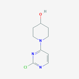 molecular formula C9H12ClN3O B1356516 1-(2-Chloropyrimidin-4-yl)-4-piperidinol CAS No. 94222-07-8