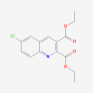 6-Chloroquinoline-2,3-dicarboxylic acid diethyl ester