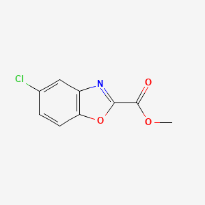 molecular formula C9H6ClNO3 B1356522 Methyl 5-chlorobenzo[d]oxazole-2-carboxylate CAS No. 27383-92-2