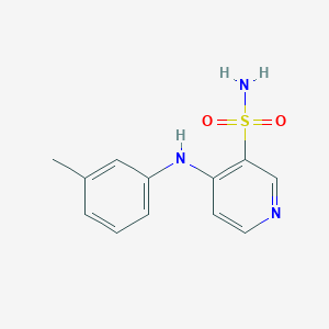 molecular formula C12H13N3O2S B135653 4-(3'-Methylphenyl)amino-3-pyridinesulfonamide CAS No. 72811-73-5