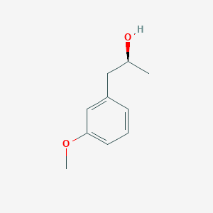 molecular formula C10H14O2 B13565373 (2S)-1-(3-methoxyphenyl)propan-2-ol 