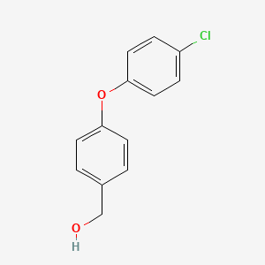 molecular formula C13H11ClO2 B1356539 (4-(4-Chlorophenoxy)phenyl)methanol CAS No. 93497-08-6
