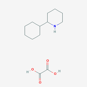 molecular formula C13H23NO4 B1356567 2-环己基哌啶草酸盐 CAS No. 1177322-67-6