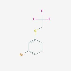 molecular formula C8H6BrF3S B1356586 1-Bromo-3-(2,2,2-trifluoro-ethylsulfanyl)-benzene CAS No. 850349-30-3