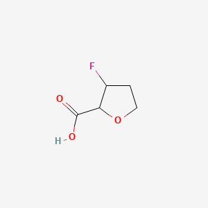 molecular formula C5H7FO3 B13565982 3-Fluorooxolane-2-carboxylic acid CAS No. 2718746-99-5