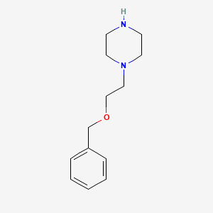 molecular formula C13H20N2O B1356599 1-(2-Benzyloxy-ethyl)-piperazine CAS No. 4981-85-5