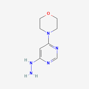 molecular formula C8H13N5O B1356604 4-(6-Hydrazinylpyrimidin-4-yl)morpholine CAS No. 5767-36-2