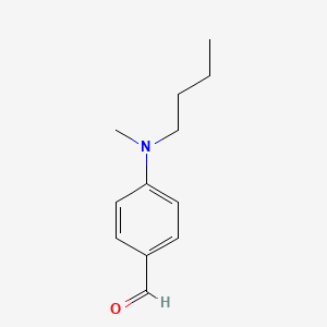 molecular formula C12H17NO B1356609 4-[Butyl(methyl)amino]benzaldehyde CAS No. 1079-83-0