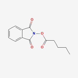 molecular formula C13H13NO4 B13566161 1,3-Dioxoisoindolin-2-yl pentanoate 