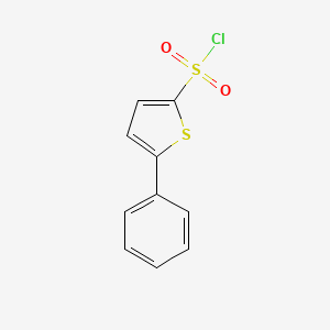 molecular formula C10H7ClO2S2 B1356626 5-Phenylthiophene-2-sulfonyl chloride CAS No. 97272-02-1