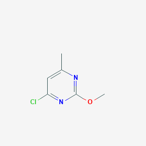molecular formula C6H7ClN2O B1356628 4-Chloro-2-methoxy-6-methylpyrimidine CAS No. 97041-37-7