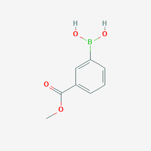 molecular formula C8H9BO4 B135663 3-Methoxycarbonylphenylboronic acid CAS No. 99769-19-4