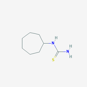 molecular formula C8H16N2S B1356634 N-环庚基硫脲 CAS No. 862483-52-1