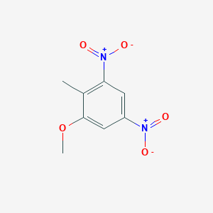 molecular formula C8H8N2O5 B1356642 1-Methoxy-2-methyl-3,5-dinitrobenzene CAS No. 95192-65-7