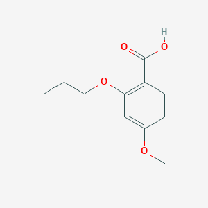molecular formula C11H14O4 B1356648 4-甲氧基-2-丙氧基苯甲酸 CAS No. 87359-70-4