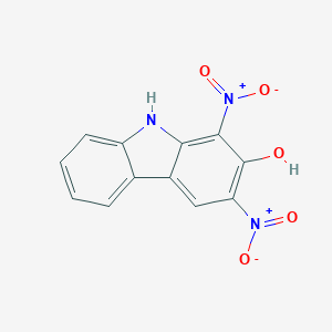 molecular formula C12H7N3O5 B135665 2-Hydroxy-1,3-dinitrocarbazole CAS No. 153654-34-3