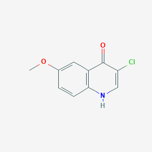 molecular formula C10H8ClNO2 B1356658 3-Chloro-6-methoxyquinolin-4-ol CAS No. 426842-72-0