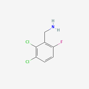 molecular formula C7H6Cl2FN B1356669 2,3-二氯-6-氟苄胺 CAS No. 886501-27-5