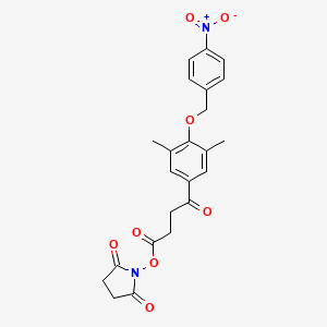 Succinimidyl 4-[3,5-Dimethyl-4-(4-nitrobenzyloxy)phenyl]-4-oxobutyrate