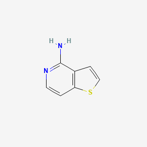molecular formula C7H6N2S B1356683 Thieno[3,2-c]pyridin-4-amine CAS No. 215453-35-3