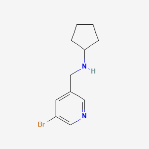 N-((5-bromopyridin-3-yl)methyl)cyclopentanamine