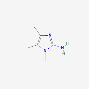 molecular formula C6H11N3 B13566888 1,4,5-Trimethyl-1H-imidazol-2-amine 