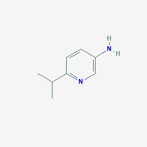 molecular formula C8H12N2 B1356704 6-Isopropylpyridin-3-amine CAS No. 405103-02-8