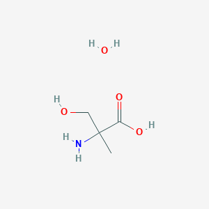 molecular formula C4H11NO4 B13567050 H-2-Me-DL-Ser-OH 