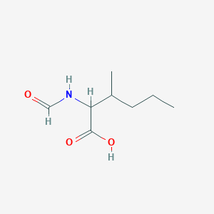 molecular formula C8H15NO3 B13567056 2-Formamido-3-methylhexanoic acid 