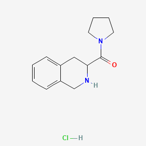 3-(Pyrrolidine-1-carbonyl)-1,2,3,4-tetrahydroisoquinoline hydrochloride