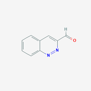 molecular formula C9H6N2O B1356709 Cinnoline-3-carbaldehyde CAS No. 51073-57-5