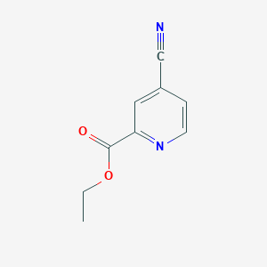 molecular formula C9H8N2O2 B1356717 Ethyl 4-cyano-2-pyridinecarboxylate CAS No. 97316-50-2