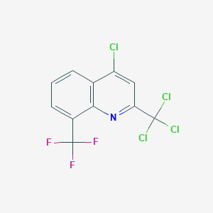 4-Chloro-2-trichloromethyl-8-trifluoromethyl-quinoline