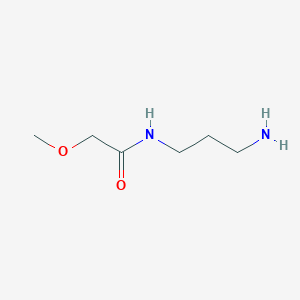 molecular formula C6H14N2O2 B13567319 N-(3-aminopropyl)-2-methoxyacetamide 