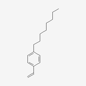 molecular formula C16H24 B1356761 1-Octyl-4-vinylbenzene CAS No. 46745-66-8