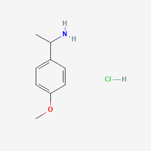 molecular formula C9H14ClNO B1356768 1-(4-Methoxyphenyl)ethylamine hydrochloride CAS No. 90642-63-0