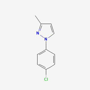 molecular formula C10H9ClN2 B1356770 1-(4-Chlorophenyl)-3-methyl-1H-pyrazole CAS No. 27301-77-5