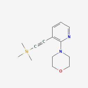 4-(3-Trimethylsilanylethynyl-pyridin-2-yl)-morpholine