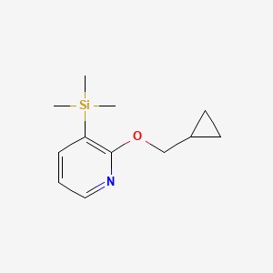 2-(Cyclopropylmethoxy)-3-(trimethylsilyl)pyridine