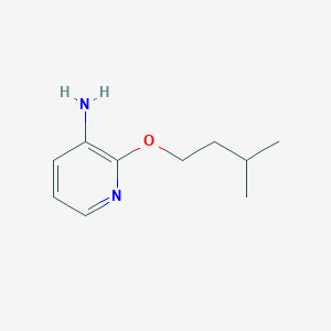 molecular formula C10H16N2O B13567963 2-(Isopentyloxy)pyridin-3-amine 