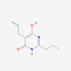 molecular formula C10H14N2O2 B13567976 5-Allyl-2-propylpyrimidine-4,6-diol 