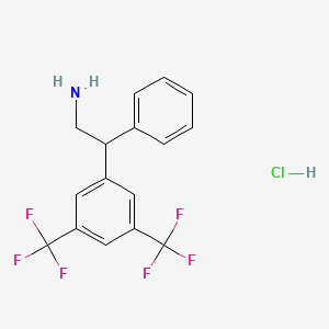 2-[3,5-Bis(trifluoromethyl)phenyl]-2-phenylethylamine hcl
