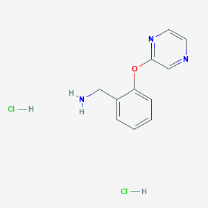 2-(Pyrazin-2-yloxy)benzylamine dihydrochloride