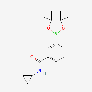 N-Cyclopropyl-3-(4,4,5,5-tetramethyl-1,3,2-dioxaborolan-2-yl)benzamide