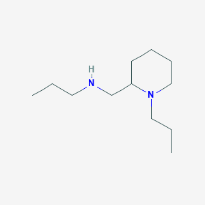 N-[(1-propylpiperidin-2-yl)methyl]propan-1-amine